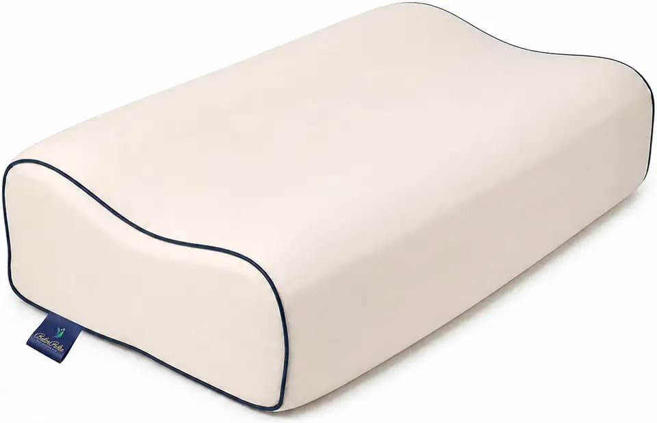 Cervical Neck Pillow for Sleeping, 4 Removable Layers for Adjustable Height & Feel, Contour Memory Foam with Gel-Infused Layers for Side, Back & Stomach Sleepers