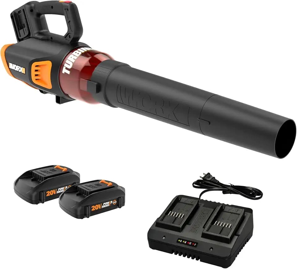 WORX Cordless Leaf Blower, 40V Electric Blower for Daily Lawn Care, WG584