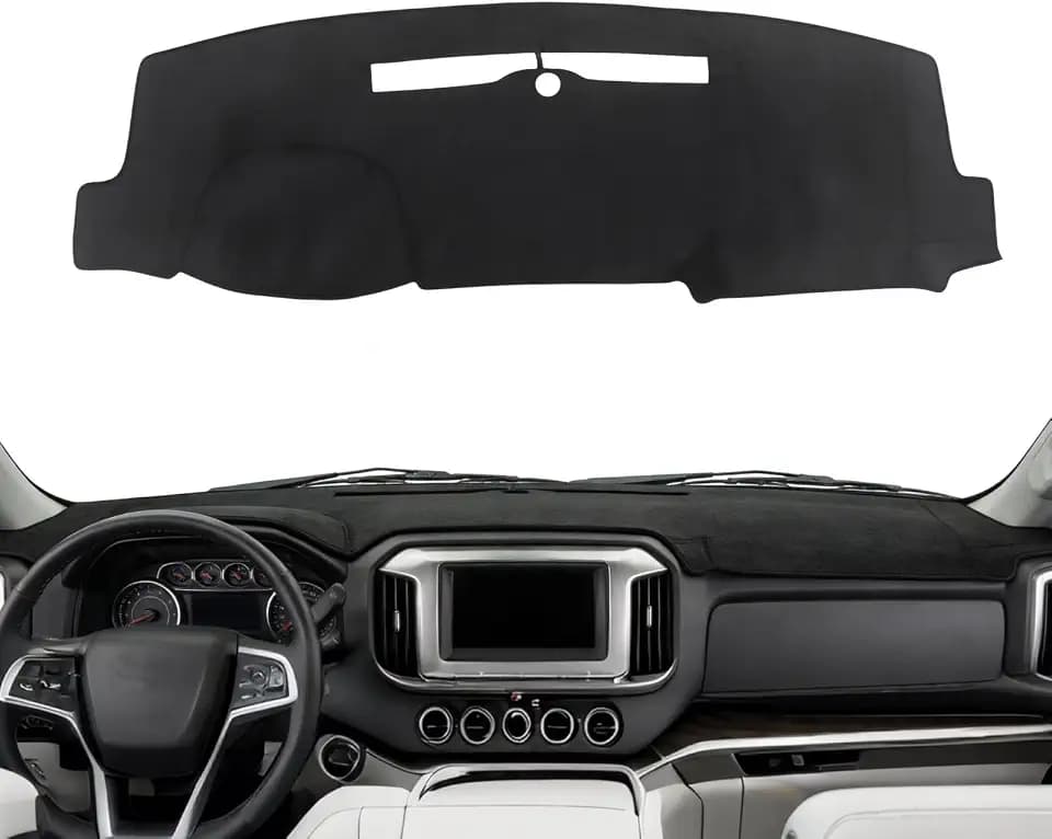 Dashboard Cover Mat Fit for Chevrolet and GMC,Anti-Glare Sunshade UV