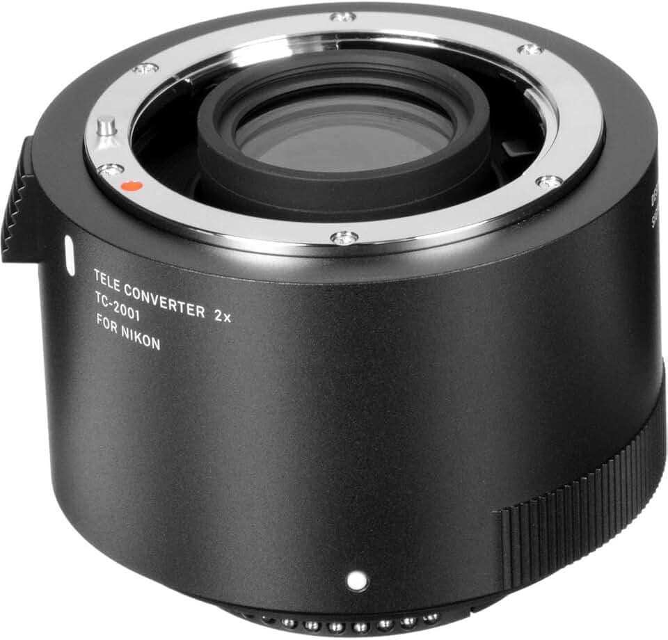 Sigma 870306 TC-2001 2x Teleconverter for Nikon, Black