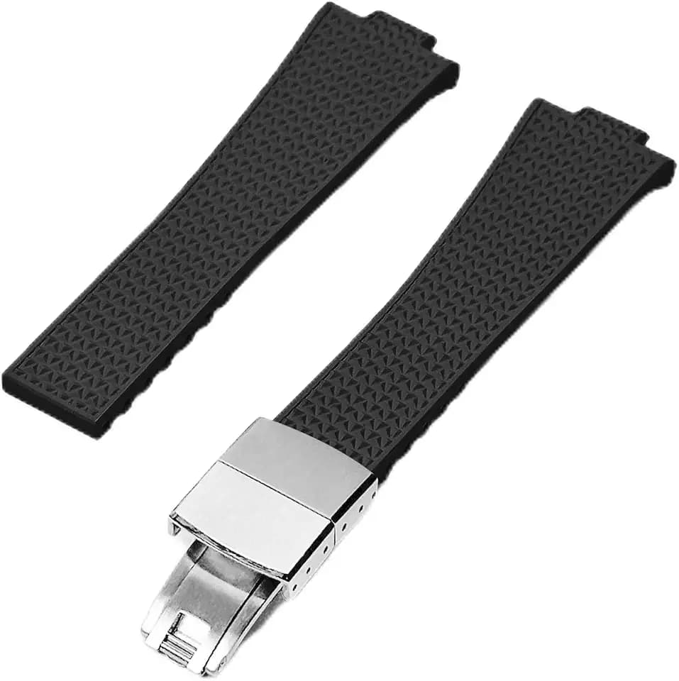 Brton Watch Bands - Rubber Watch Strap Quick Release Watchband Replacement for Tissot PRX 35/40mm Quartz/Powermatic 80 Automatic Versions Watches for Men and Women