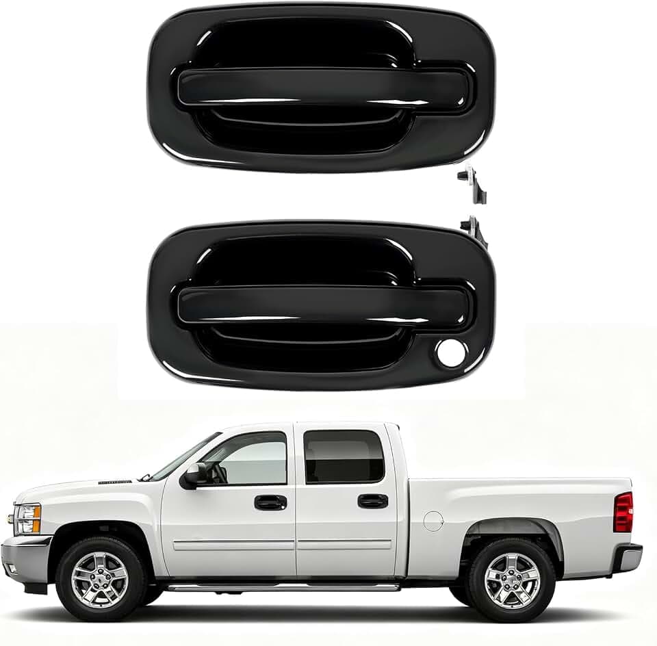 HECASA Door Handle Compatible with 1999-2007 Silverado