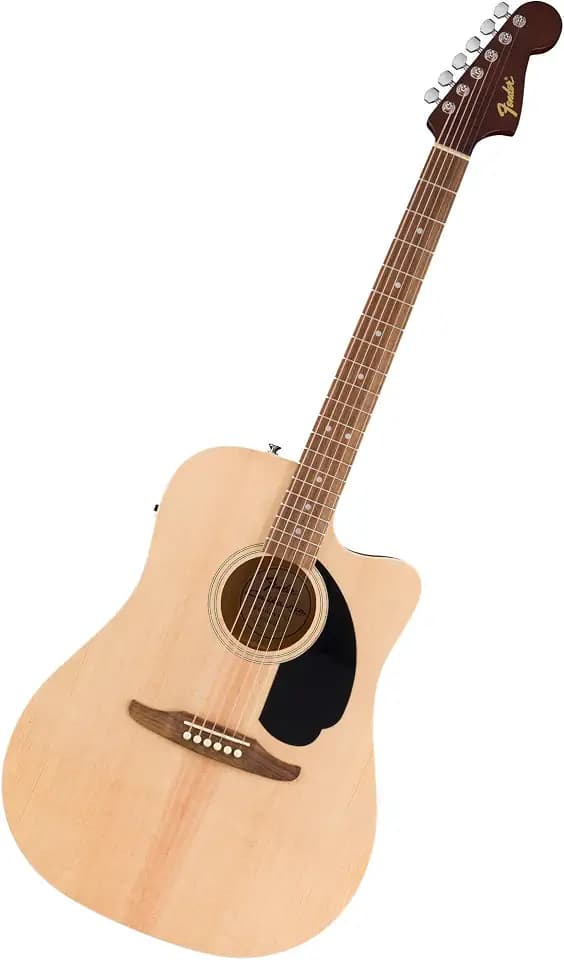 Fender California Debut Redondo CE Series Beginner Acoustic Guitar, Natural