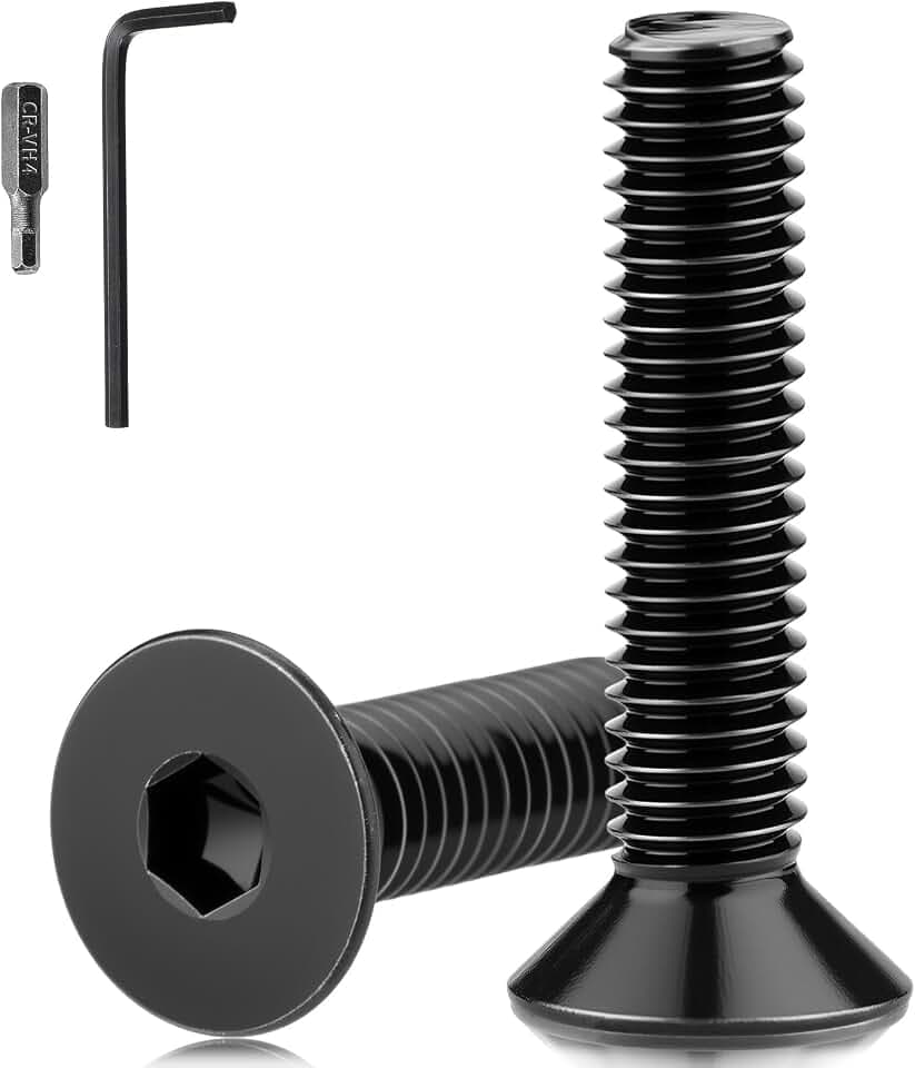 Mbsomnus 30 Stk Senkkopfschrauben M6x45 mm Schrauben Edelstahl A2 V2A