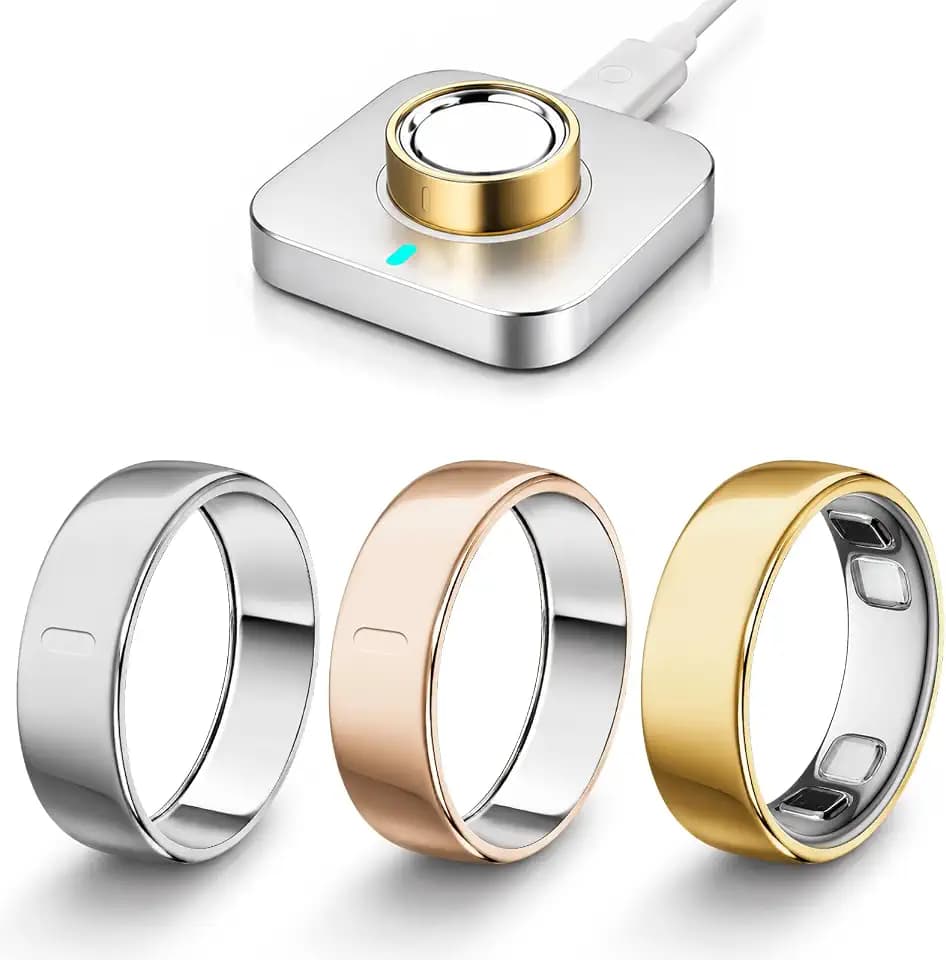 3 Pack Cover for Oura Ring Gen 5, 14K Gold Plated TPU Ring Protector
