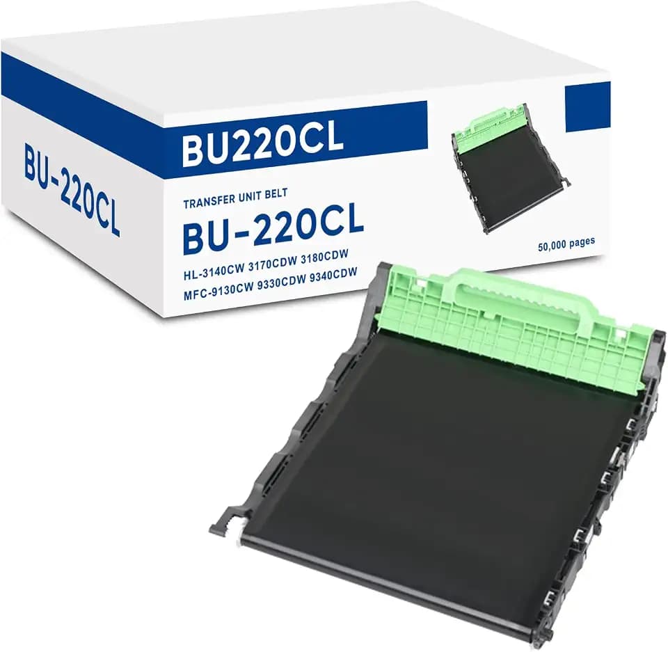 BU220CL Transfer Unit Belt 1 Pack, BU-220CL Compatible with Brother HL-3140CW 3170CDW 3180CDW MFC-9130CW 9330CDW 9340CDW Printer