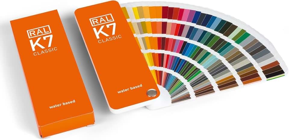 RAL K7 Farbfächer, 216 Farben, glänzend, 5 Sprachen