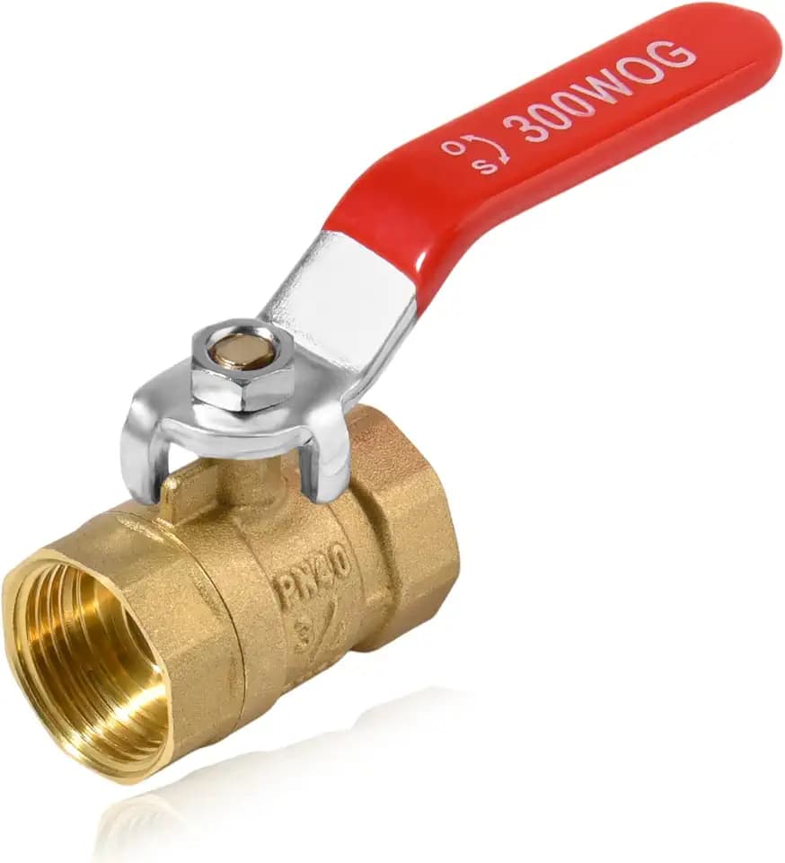 Heavy Duty Full Port Ball Valve, G3/4 Inch Female x Female Thread