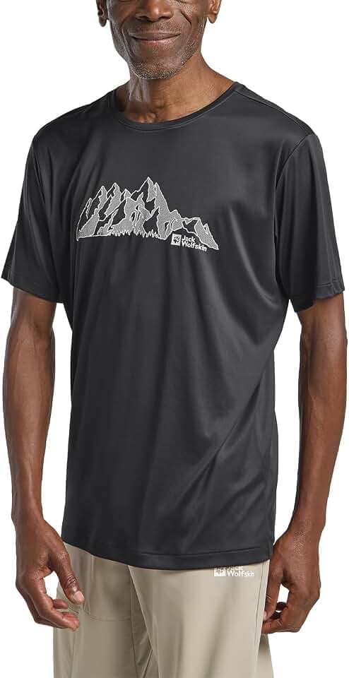 Jack Wolfskin Herren Peak Graphic T M T-Shirt (1er Pack)