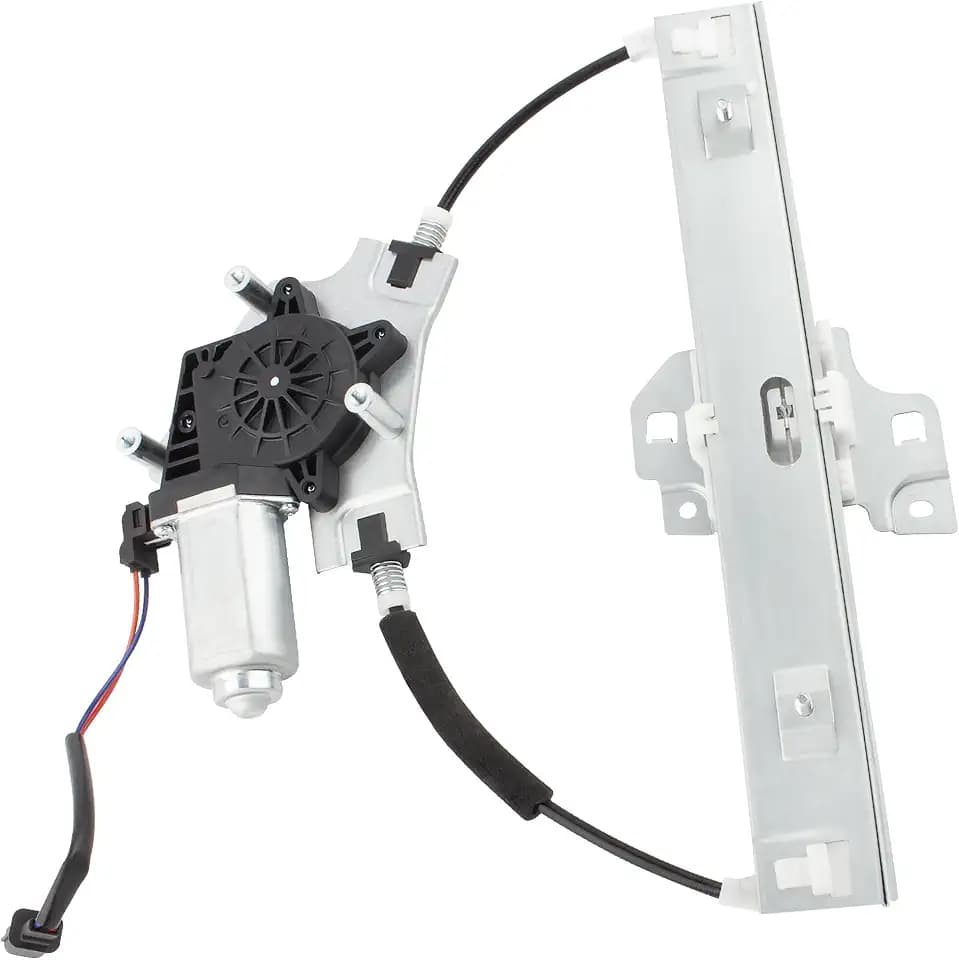 BOXI 748-617 Rear Driver Side Power Window Regulator with Motor Fits for Ford Escape 2001-2007 for Mercury Mariner 2005-2007 / Silvery / 6L8Z7827001BA