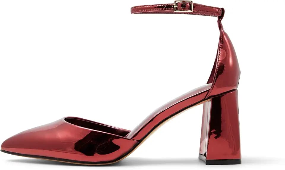 ALDO Women's Jan Ankle-Strap Block Heeled Pump