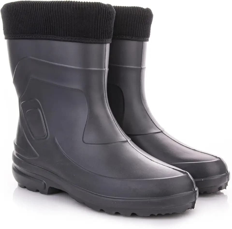 LEMIGO Damen Eva Gummistiefel Jessy 800 (Carbone Schwarz, EU Schuhgrößensystem, Erwachsene, Numerisch, M, 42)