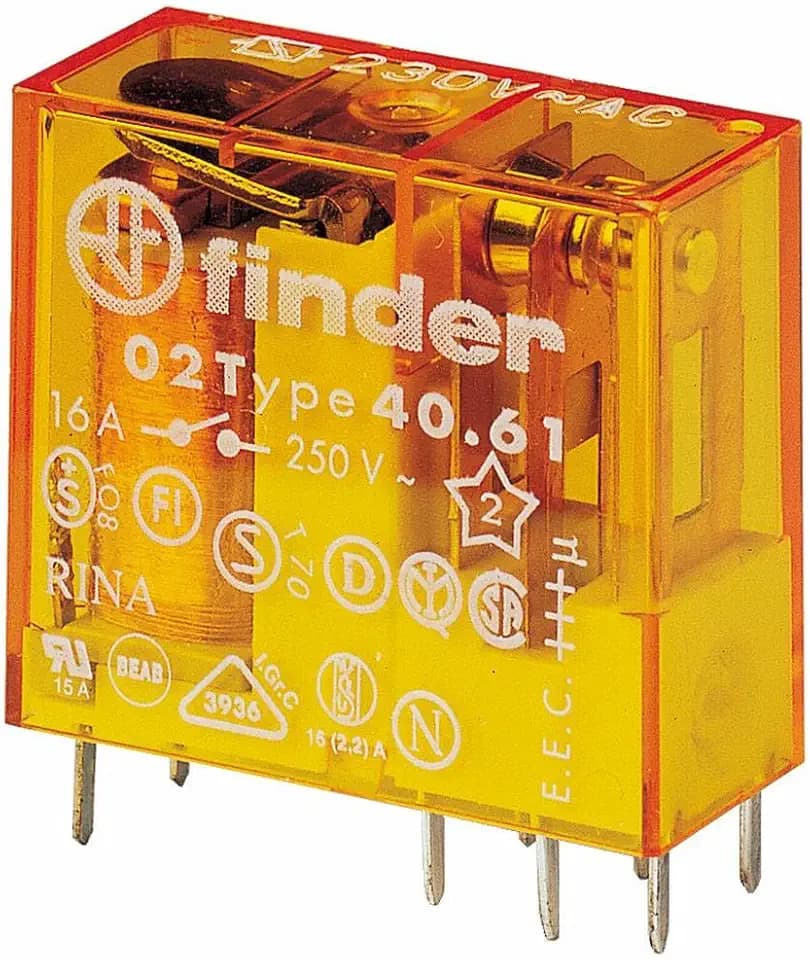 finder 40.61.8.230.4000 Printrelais 230 V/AC 16A 1 Wechsler 1St