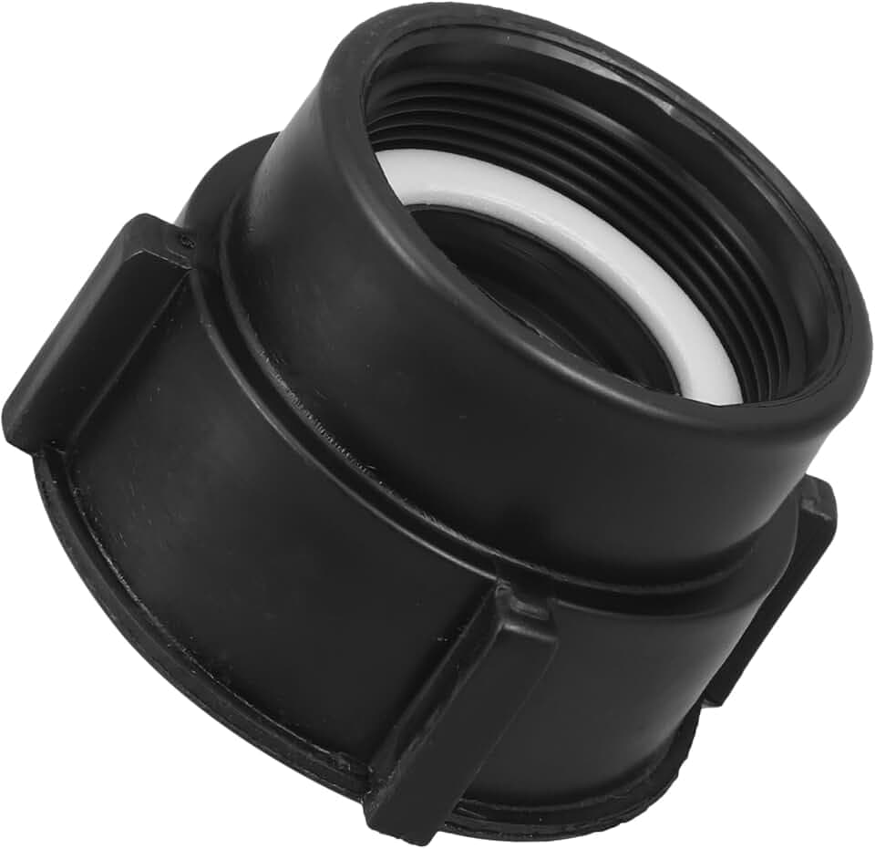 Generic Ibc Tote Adapter 2.95 inch Coarse Thread to 2 inch Fine Thread Water Tank Connector for Ibc Water Tank Garden Hose Irrigation and Liquid Pipeline Use