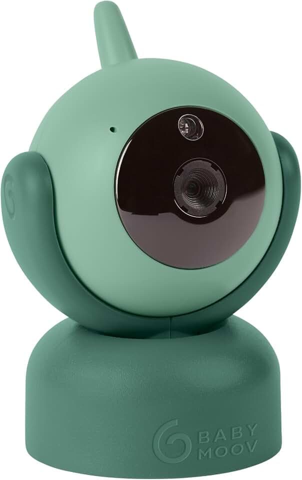 Babymoov - Additional Camera for YOO Twist Video Babyphone - Sleep Technology - 360° Camera - 8 Lullabies & Night Light - Temperature Sensor