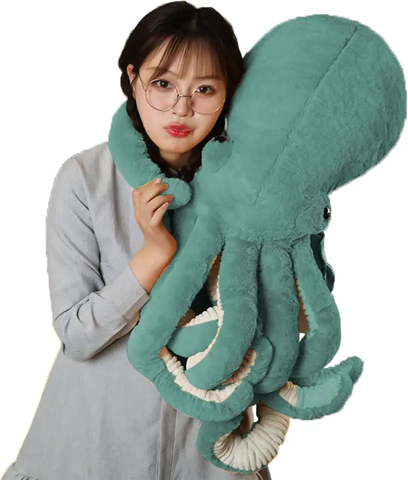 GOOC Octopus Stuffed Animals Octopus Plush Doll Toys Stuffed Toys Gift for Kids and Lovers for Birthday, Christmas, Valentine's Day(17.7-inch Green)