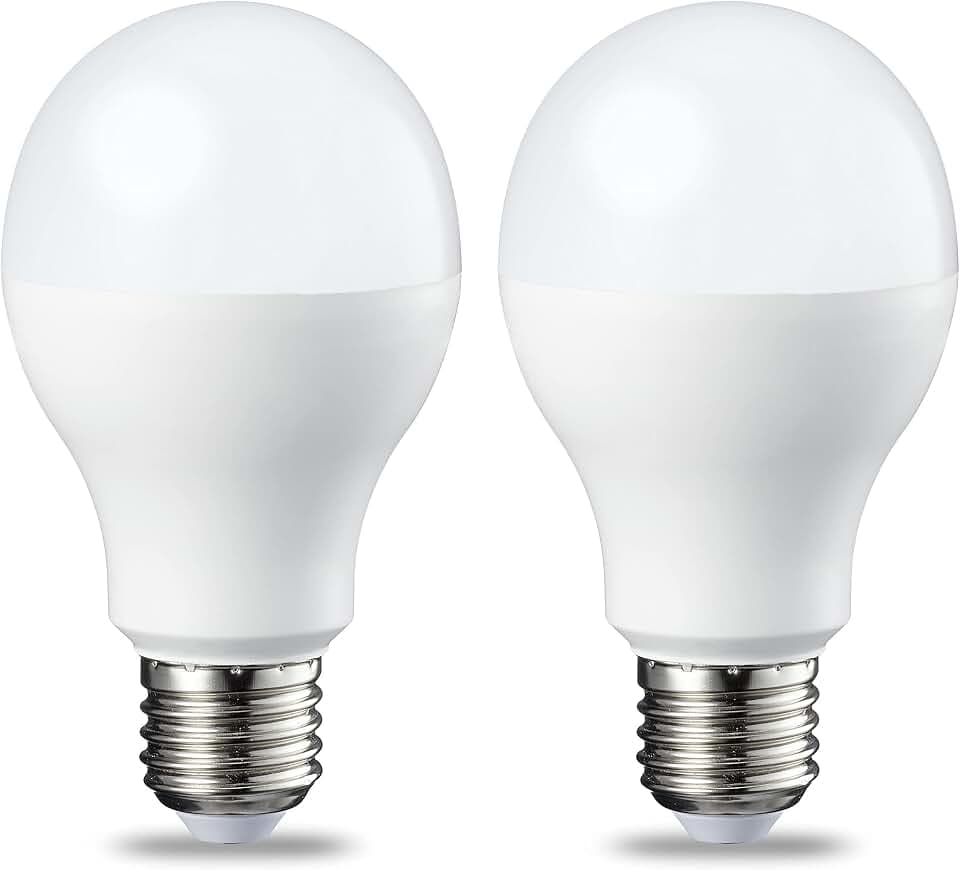 Amazon Basics LED-Leuchtmittel, Edison-Schraubgewinde E27, 13 W (entspricht 100-W-Glühbirne), Warmweiß, nicht dimmbar, 2er-Pack