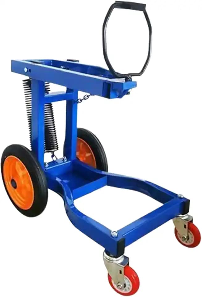 Mobile Air Impact Wrench Holder, 1 Inch Impact Gun Mobile Cart, Semi Truck Tire Stand with 4 Wheels Heavy Duty Trucks Tools Suitable for Truck, Bus