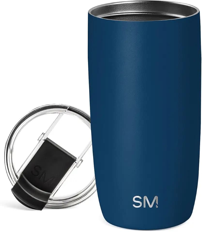 Simple Modern Travel Coffee Mug with Lid | 16oz | Blue
