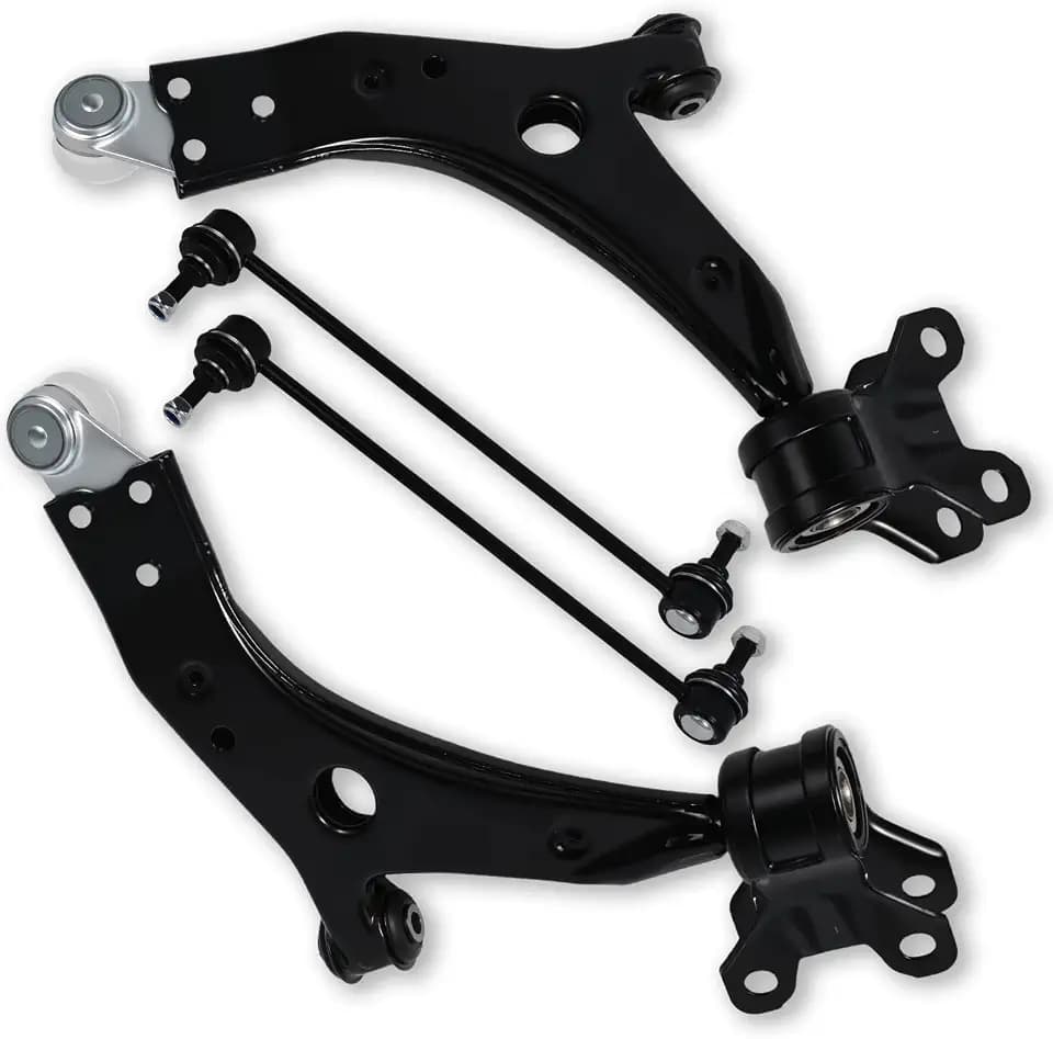 4Pc Front Lower Control Arm w/Ball Joint Driver Passenger Side Stabilizer Sway Bar End Links Compatible With for Ford 2014 2015 2016 2017 2018 2019 Escape K622136 K622161 524-113 524-114 K750554