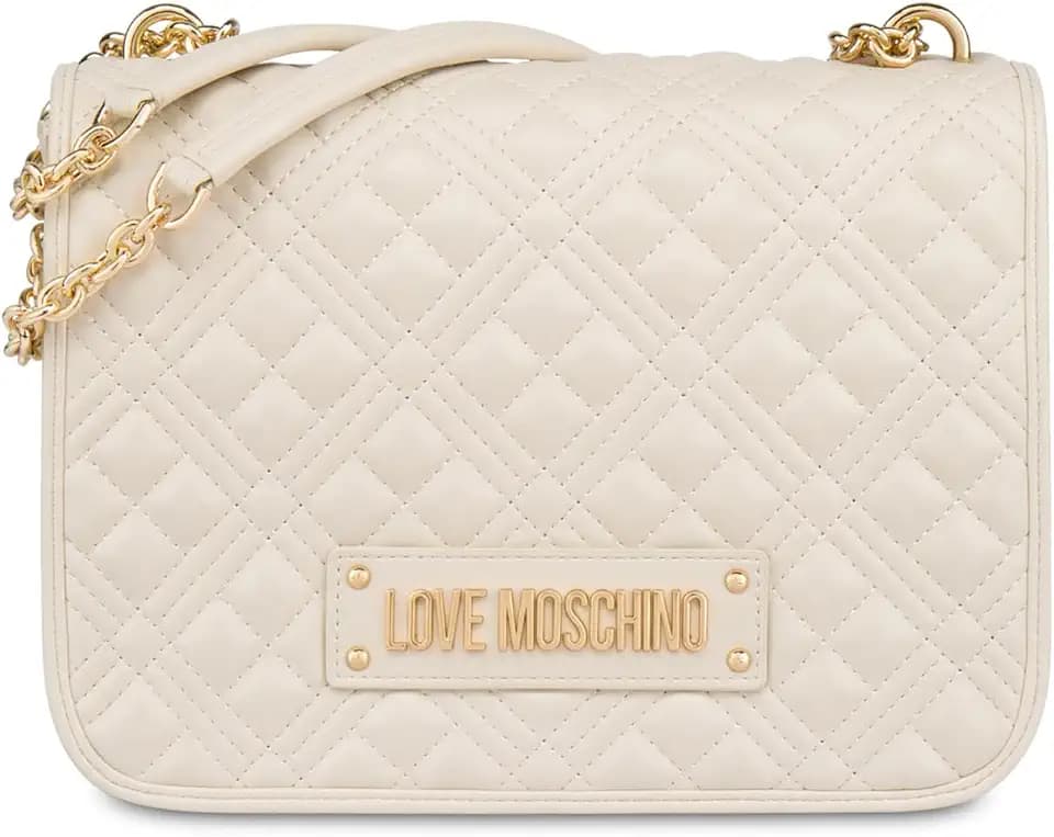 Love Moschino JC4000PP1NLA0110, Damen-Tasche, Elfenbein, Einheitsgröße, elfenbein, Einheitsgröße