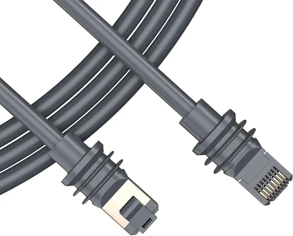 Starlink CAT6 Ethernet Cable 6.56 FT RJ45 Male to Male Starlink Ethernet Outdoor Extension Cable for Starlink Gen3/V3/V4/Mini Dishy etc(2m)