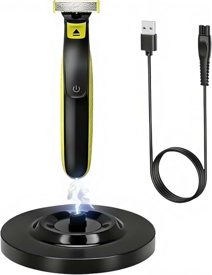 Ladestation mit USB Ladekabel 5V Ladegerät kompatibel mit Philips QP2724, QP2720, QP2734, QP2824, QP4530, QP4631, MG7910, MG5910, MG9510, MG9520, OneBlade Pro 360