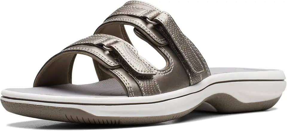 Clarks womens Breeze PiperSlide Sandal
