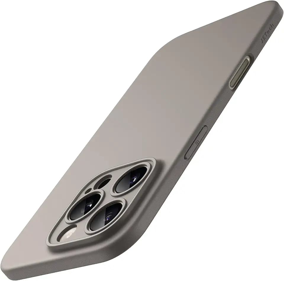 JETech Slim Case for iPhone 16 Pro Max, Natural Titanium