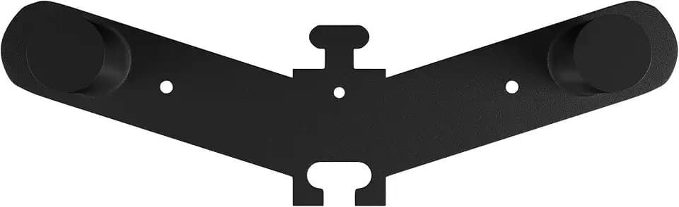 Fitvids Weight Plate Storage Rack, Weight Plate Holder Wall Mounted Bumper Plate Storage for Home Gym, Fit 2" Olympic Plates, 3 Pegs