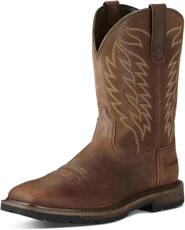 Ariat Men's Groundbreaker Wide Square Toe Steel Toe Work Boot