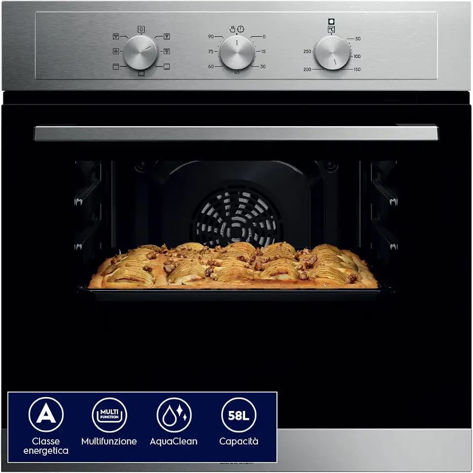 FORNO 58LT MULTI7 A INOX AQUACLEAN