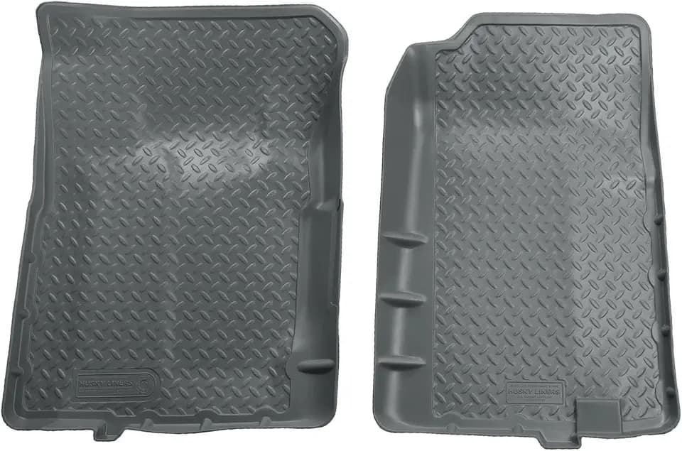 Husky Liners Classic Style Series | Fits 1992-1994 Chevrolet Blazer, 1988-1999 Chevrolet C 1500/K 1500 Extended | Front Floor Liners, Grey | 31102
