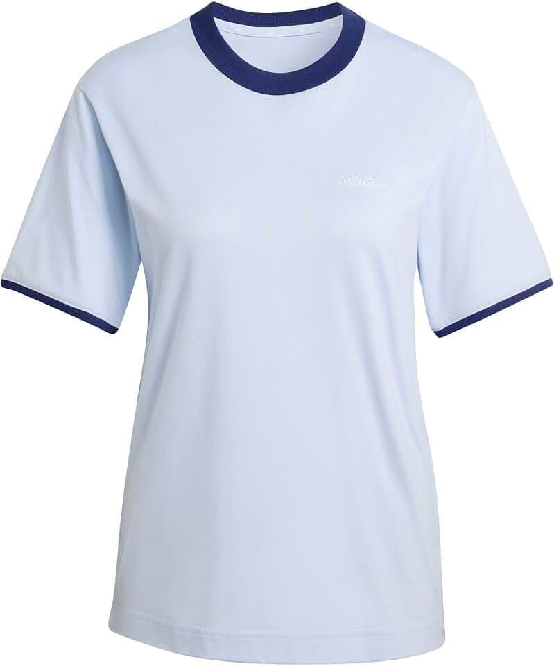 adidas Women's Seasonal Essentials Colorpop T-Shirt mit aufgestickter Grafik