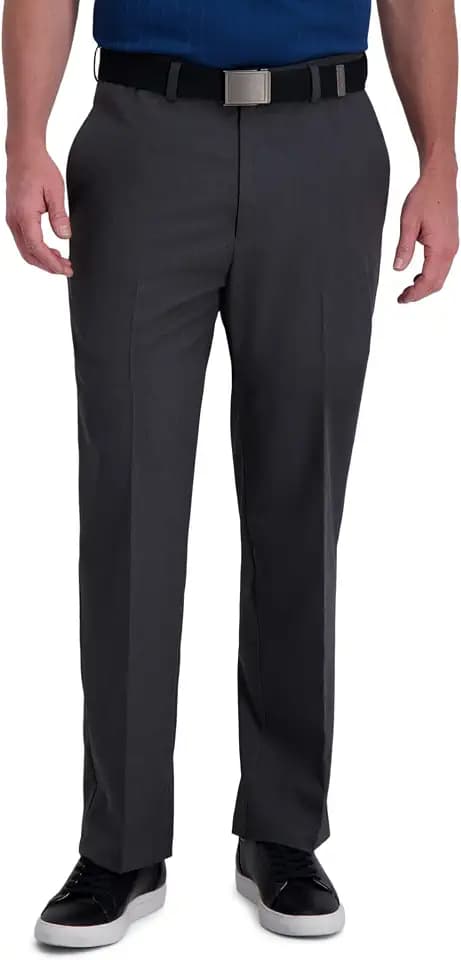 Haggar Men's Classic Fit Cool Right Casual Dress Pant