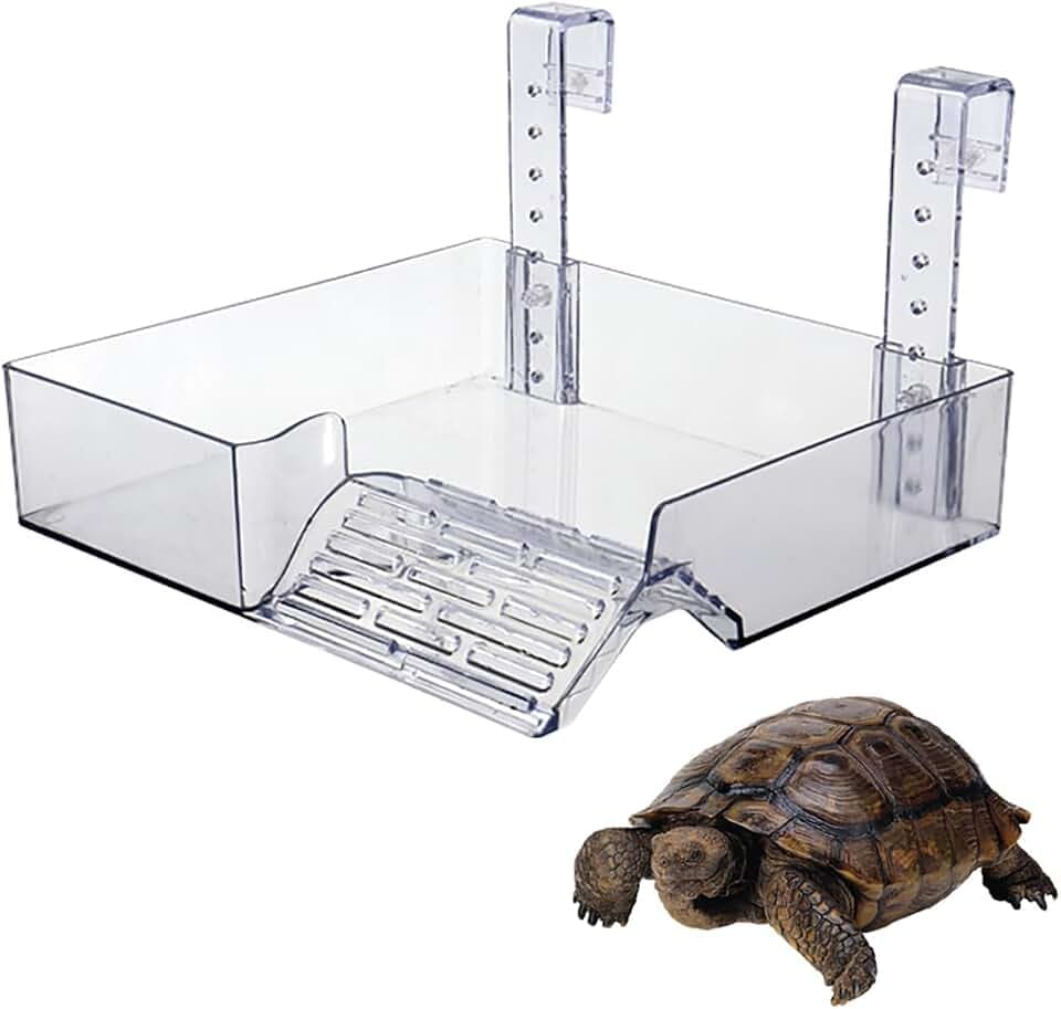 Schildkröten terrarium, Turtle dock, Schildkröte insel, Schildkröten plattform, Terrarium zubehör, Wasserschildkröten plattform-M