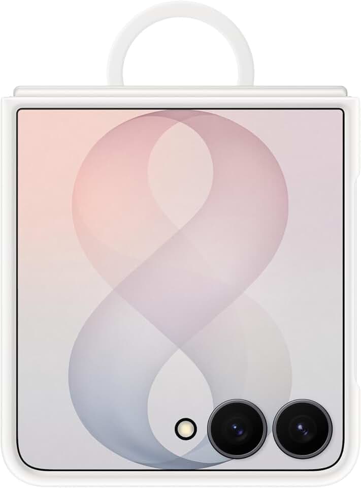 Samsung Silicone Ring Magnet Case EF-EF776 für Galaxy Z Flip8, Cream