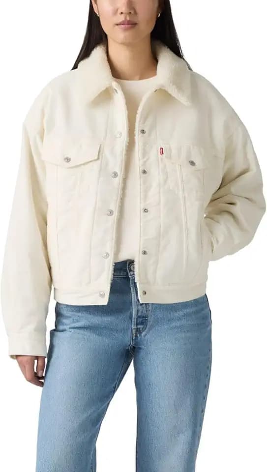 Levi's Women's 90s Sherpa Trucker Jacket (Standard and Plus)