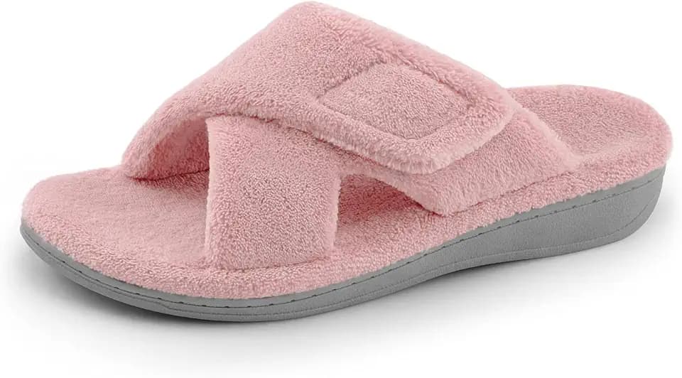BCSTUDIO Women's Orthopedic House Fuzzy Slippers with Arch Support