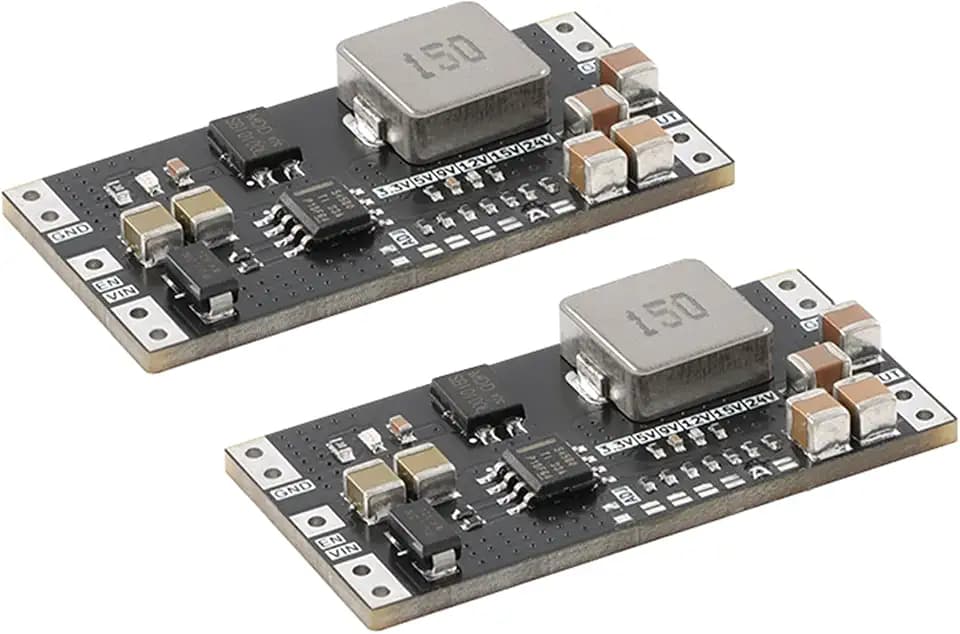 2Pcs TPS54560 DC-DC Converter, 60V Step-Down Power Supply Module, 5A High Current, Low Ripple, 15V Output