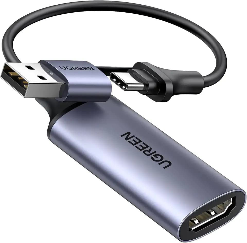 UGREEN Full HD 1080P 30fps Video Capture Card 4K HDMI to USB 2.0