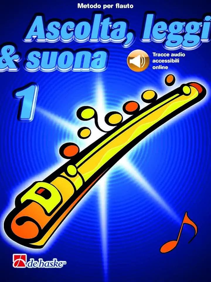 Ascolta, leggi & suona 1 flauto-Flöte-BOOK+AUDIO-ONLINE