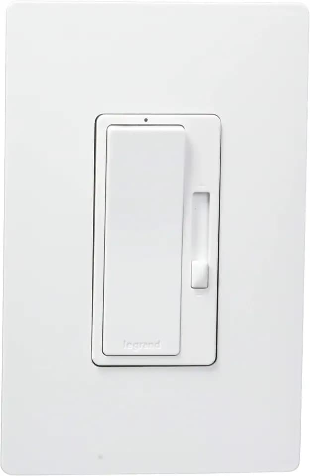 Legrand Radiant 450W LED Dimmer Light Switch 3-Way with Wall Plate White