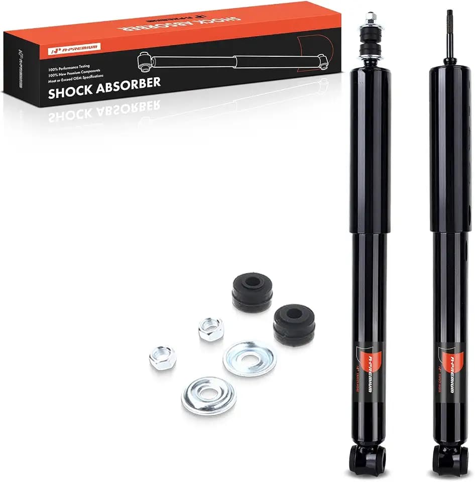 A-Premium Rear Shock Absorbers, Set of 2 - Compatible with Toyota