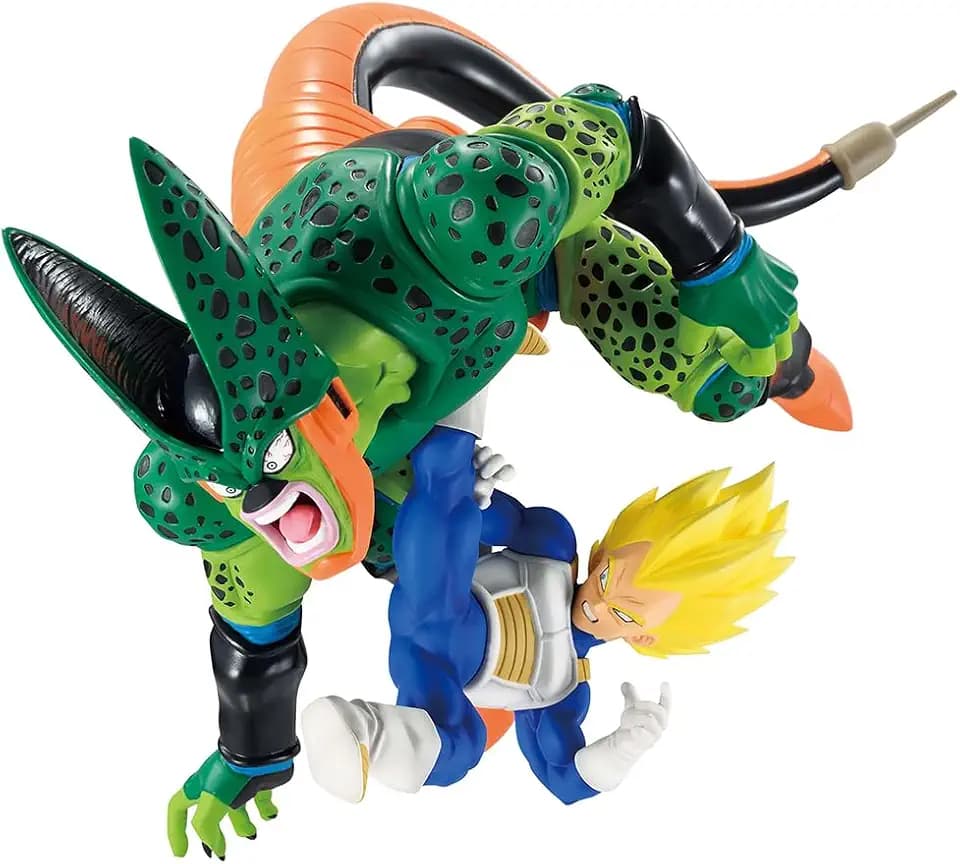 Ichibansho Figure - Dragon Ball Z - Vegeta vs Cell (Dragon History II) Revible Moment Collectible Statue