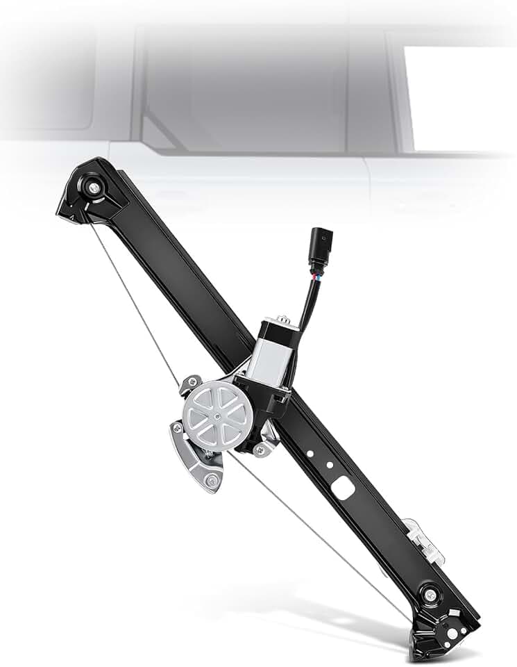YHTAUTO Rear Passenger Side Power Window Regulator w/Motor for BMW E53