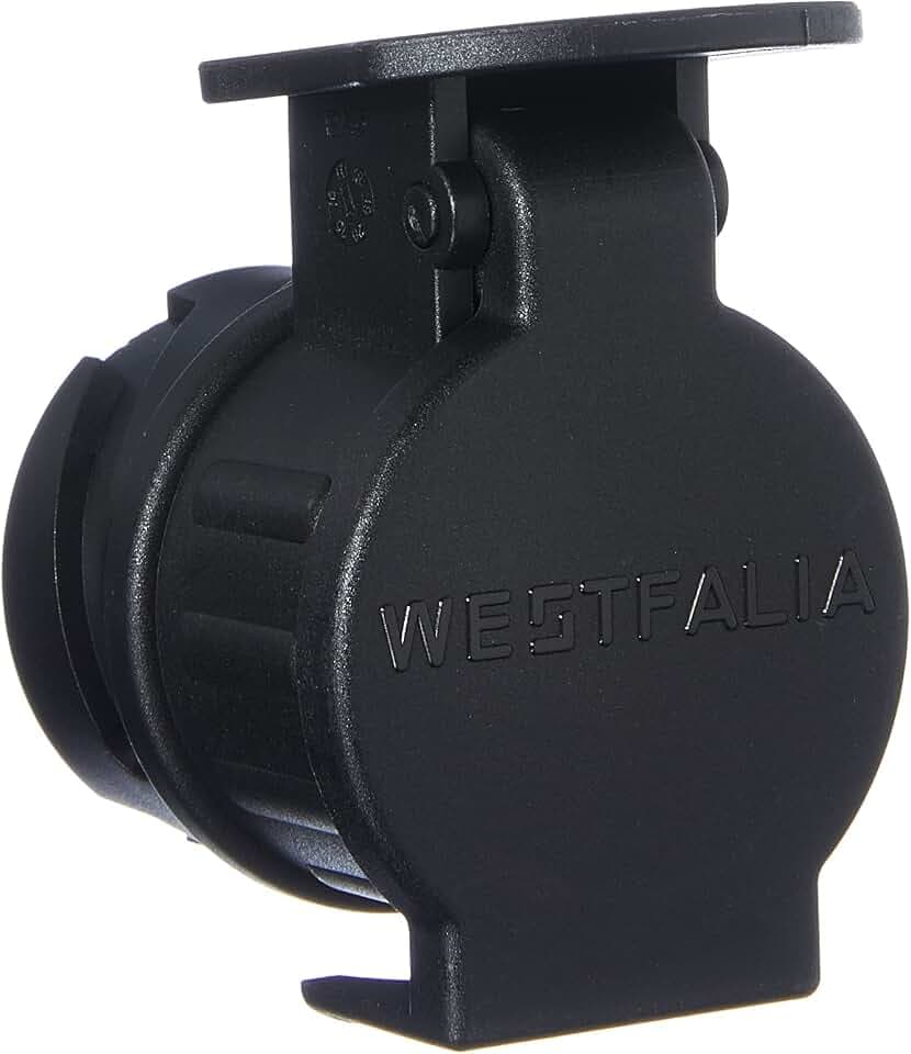 Westfalia Adapter 13- auf 7-polig – Für die Verbindung von PKW BZW. Anhängerkupplung mit 13-poliger Steckdose auf Anhänger mit 7-poligem Stecker