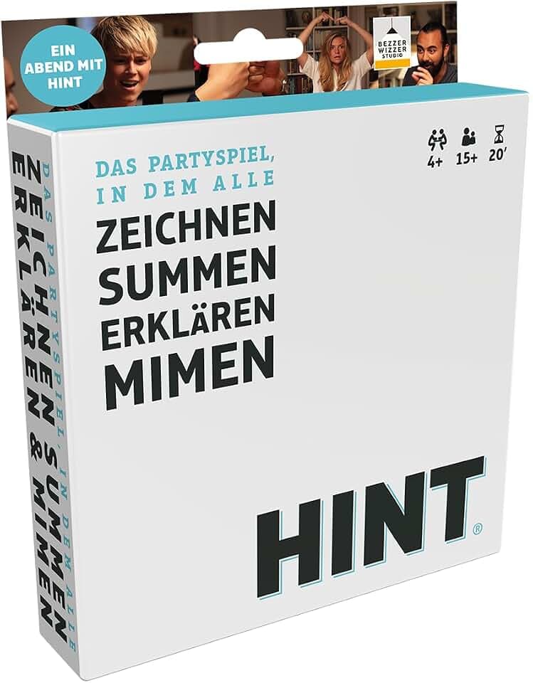 Asmodee, HINT Pocket, Kreatives Partyspiel, Deutsch
