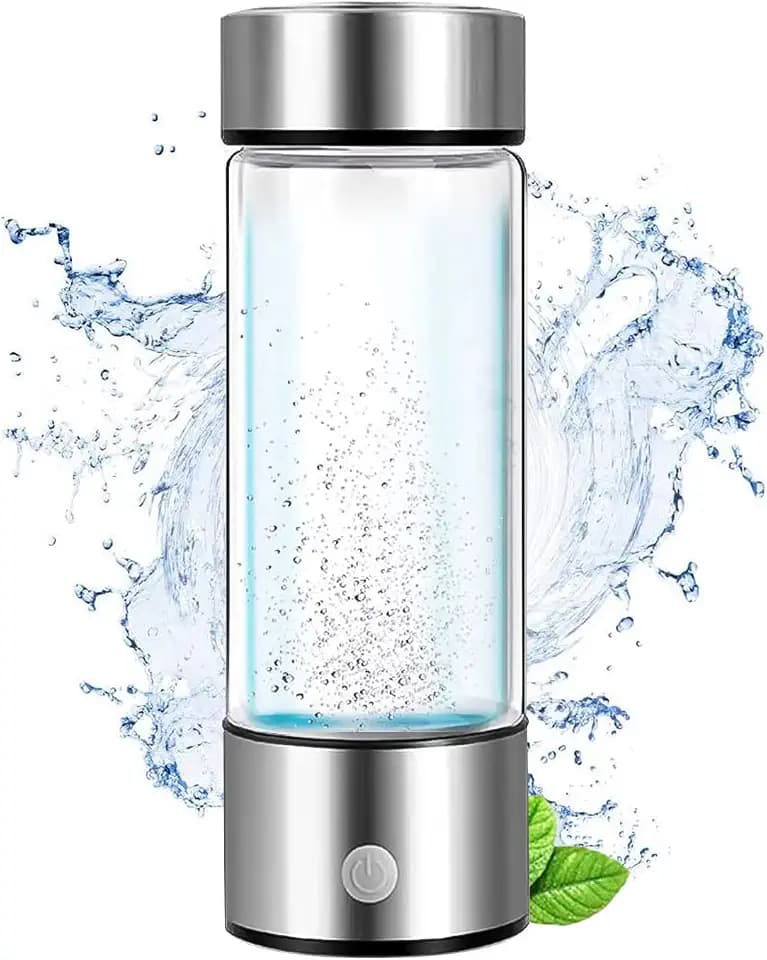 Wasserstoff Reiche Wasser Flasche Tragbar Generator Reiches Ionisator mit Pem Technologie Hydrogen Wasserstoffreiche Trinkflasche Anti Aging