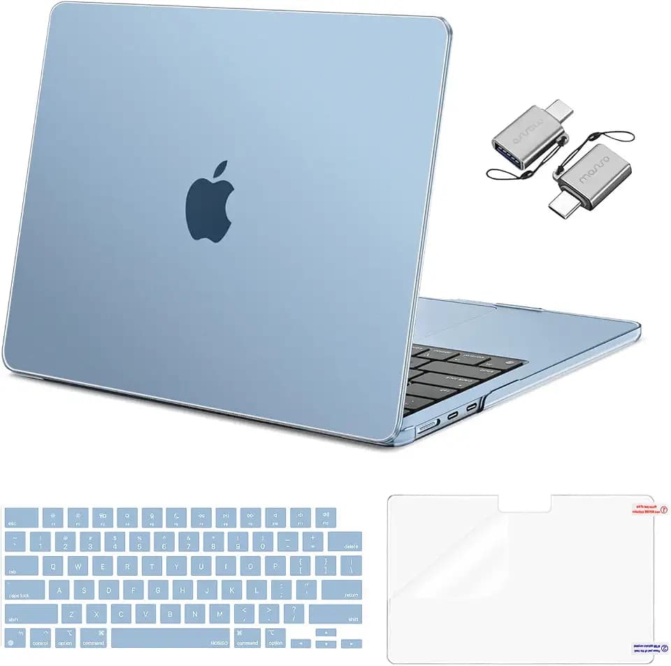 MOSISO Compatible with MacBook Air 13 inch Case M5 2026 M4 M3 M2 2025-2022